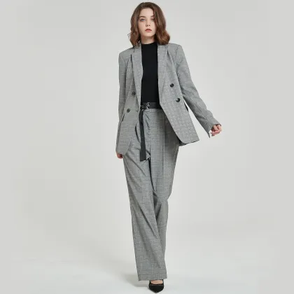 New Design Women's Fashion Casual Blazer Work Suit