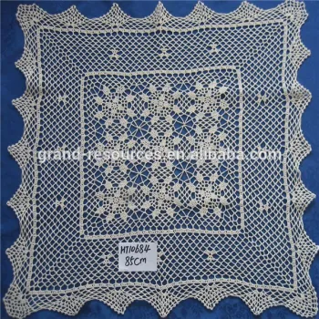 Crochet lace tablecloth pattern