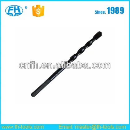 Triangle shank Masonry Black Oxide Concrete Drill Bit