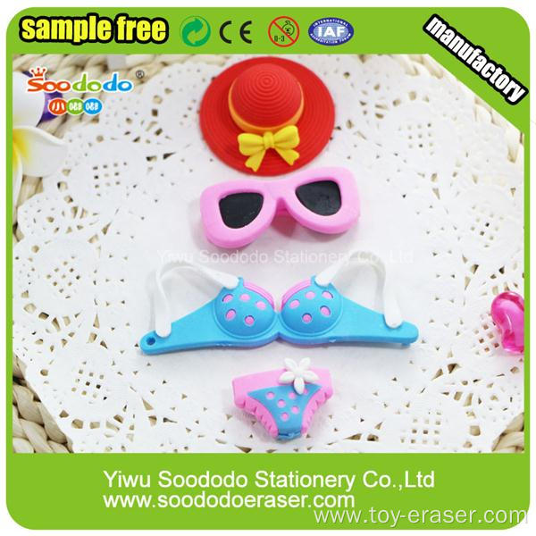 Promotional Beautiful Girl Cloth Dressing Erasers