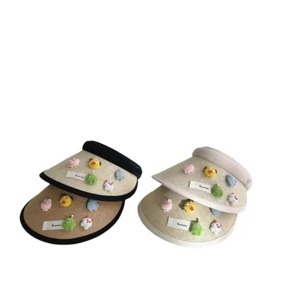 Customizable Wholesale Children's Sun Hat - Little Monster Top Hat for Summer Outdoor Activities