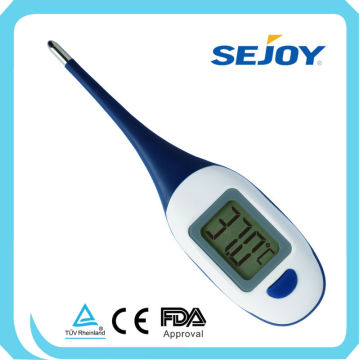 Fashionable cheapest digital thermometer with flexible tip has