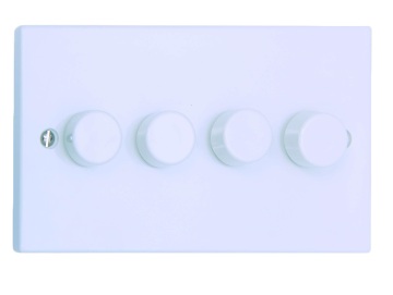 4 Gang 1 Way 250W Dimmer Switch