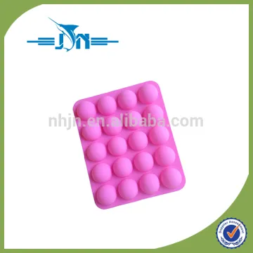 Silicone Cake Mold Lollypop Cupcake Baking Mold Cake Pop Stick Mold Tray Pink with 40 Sticks