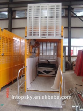 hoisting elevator building hoist SC100 single cage construction lifter