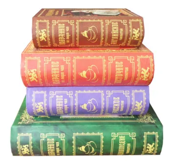 Hot Foil Magnetic Book Box Shape Favor Boxes