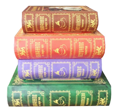 Hot Foil Magnetic Book Box Shape Favor Boxes