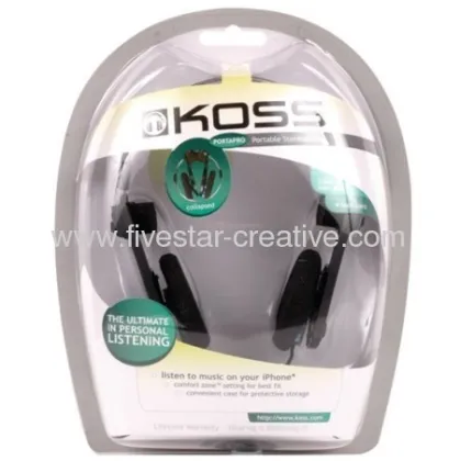 Koss Porta Pro Headband Headphones-black/silver 
