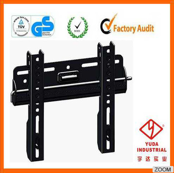 iron and steel wall mount for flat screen tvs 23-42"