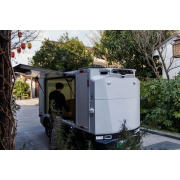 Fourgon sans conducteur avec carte de haute précision d&#39;Amérique du Nord pour la logistique des campus fermés