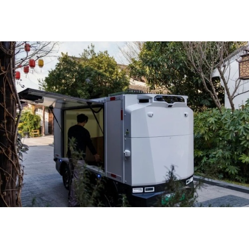 Fourgon sans conducteur avec carte de haute précision d'Amérique du Nord pour la logistique des campus fermés