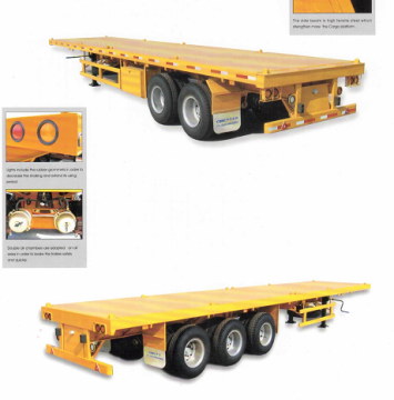 CIMC Trailer Brand Loading 40ft Container Light Trailer Truck