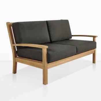 Solid Burma Teak Wood Patio Furniture Design Sofa Set