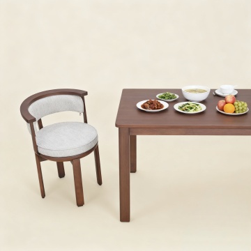 Upholstered Swivel Dining Chair with Timeless Design