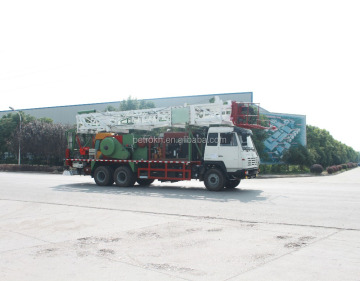 40t Workover Rig with 250 HP for Oilfield API Petroleum Processing