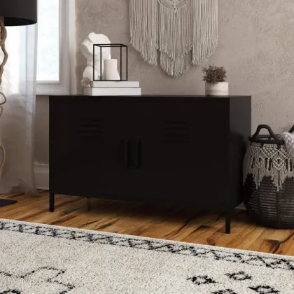Metal TV Cabinet for Living Room Storage