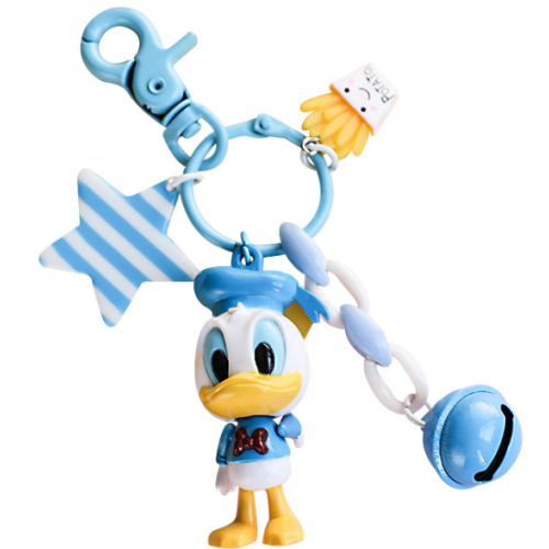 plastic keychain tags Donald And Daisy Duck Keychain Factory