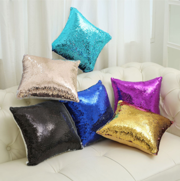 Sequin magic flip two-color pillow case