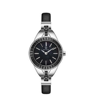 Black square stone watches for women