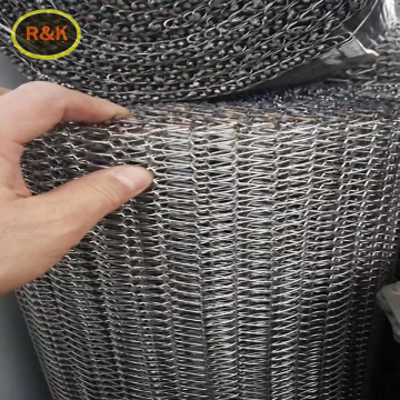 Fine Stainless Steel Honeycomb Conveyor Belt / Wire Mesh