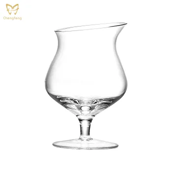 Custom Bevel Brandy Glass with Logo