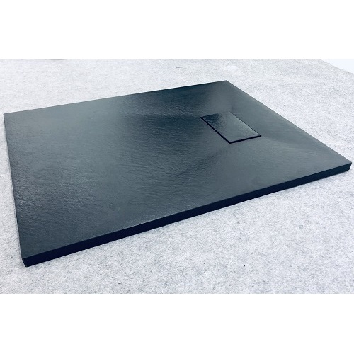 Square Shower Pan Sizes Pan Bathroom Modern Black Stone SMC Shower Tray