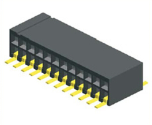 1.27mm أنثى رأس الجانب المزدوج إدراج SMT