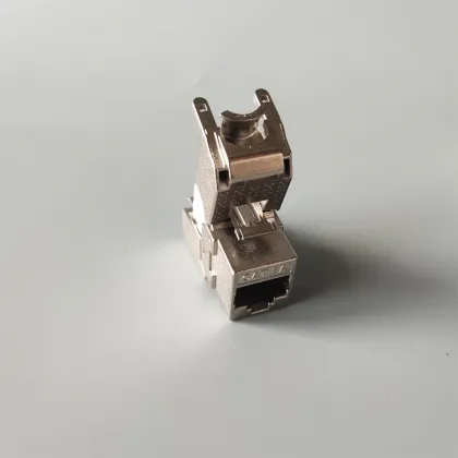 Keystone jack RJ45 cat6a unshielded commscope coupler