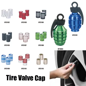 Customizable Car Wheel Stem Cover with Logo & Color Personalization: Aluminum Tire Valve Cap