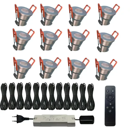 12V 3W Mini LED Spot Downlight Dimmable Set - 28mm Cut Out