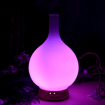 2022 New Manufacturer Wholesale 3D Flame Aroma Diffuser USB Air Humidifier with Night Light