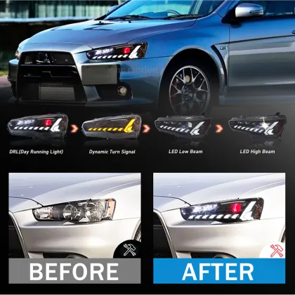 HCMOTIONZ 2008-2017 Mitsubishi Lancer Headlights