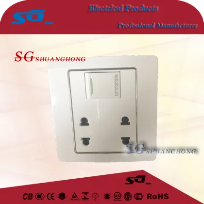 Wall lighting witch socket panel switch button 86*86 square wall switch