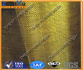 2016 Cheap Brass Woven Screen Wire Mesh(High Quality,Factory Price)