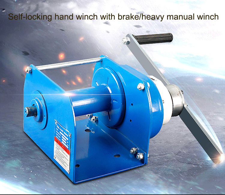 Portable Manual Hand Lifting Winch