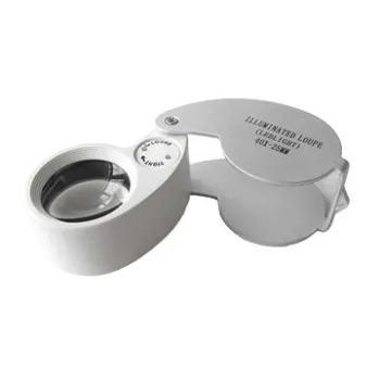40X/25mm LED Illuminated Jewelry Loupe