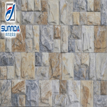 Sunnda Rustic culture digital design 3D inkjet exterior ceramic porcelain wall tile 300*600