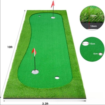 High Quality Golf Practice Mat: Combining Rough Turf and Putting Green