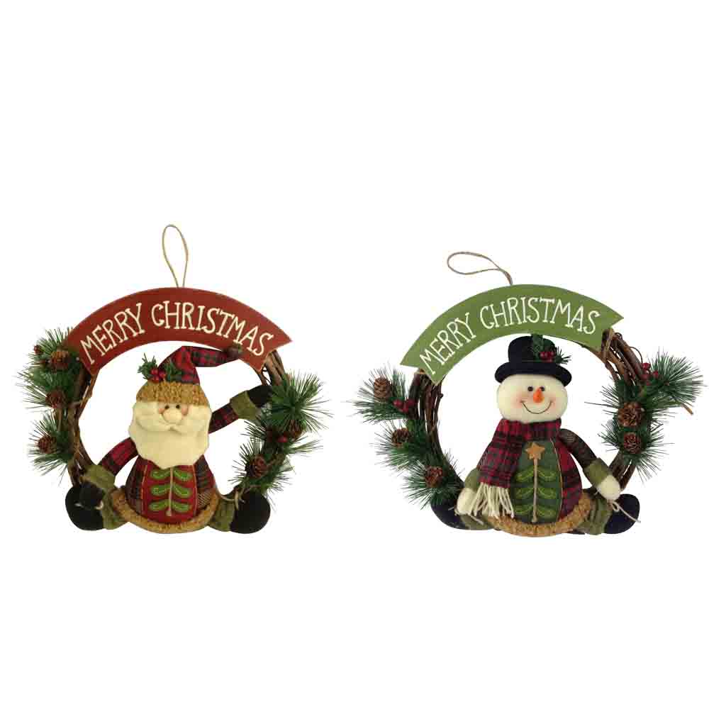 Christmas 3d Santa Shape Wreath