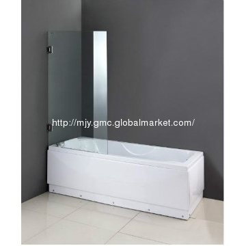 6mm tempered glass fameless shower door bearing bath screens