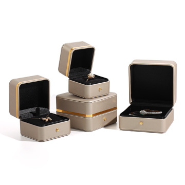 Custom Leather Jewelry Box: Necklace, Pendant, Ring Packaging