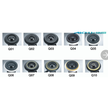 8 mm getempertes Glas mit 6 Brennern Kochfeld