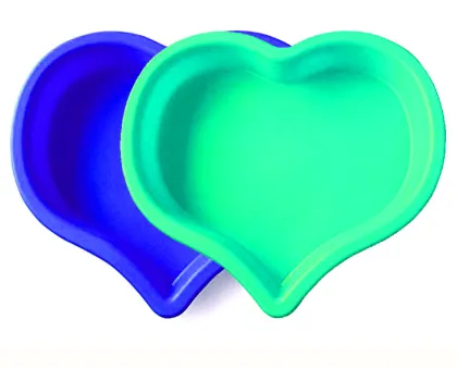 2-Heart Mr & Mrs Fondant Cake Chocolate Sugar Mold Silicone Pastry Tool