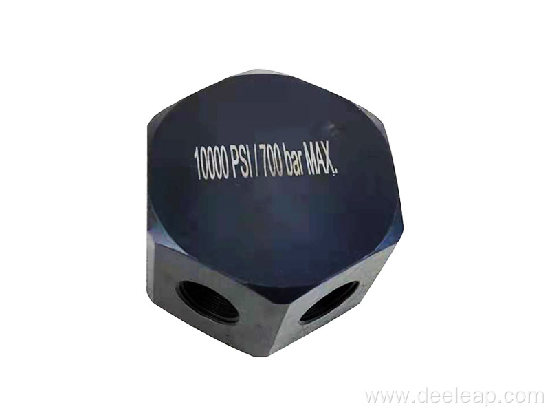 Hydraulic Spare Part Hexagonal Oil Block