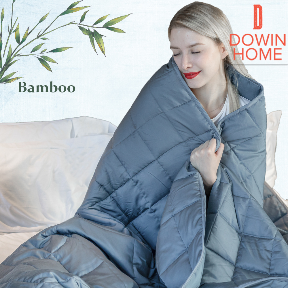 Cooling Bamboo Weighted Blanket 15lbs China Manufacturer