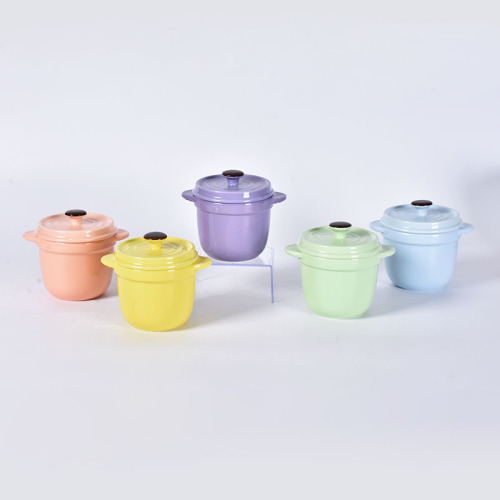 Batterie de cuisine Mini Casserole en Céramique Colorée