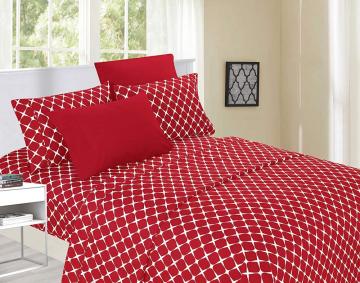 Customized design, luxury soft and cozy 6-pieces Bed sheet set , 1800 Thread Count Egyptian Quality sheet set
