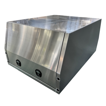 Custom Raw 1300mm aluminum ute canopy for 4X4WD