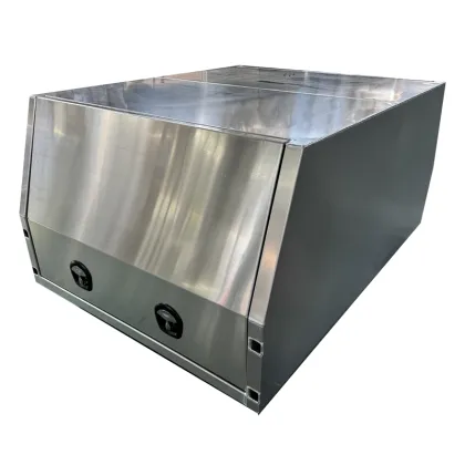 Custom Raw 1300mm aluminum ute canopy for 4X4WD