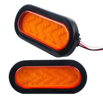 4 "ラウンドLEDトラックライトキット：停止、駐車、ターン信号、マーカー、クリアランス、テール、およびヘビーデューティ車両のバックアップライト